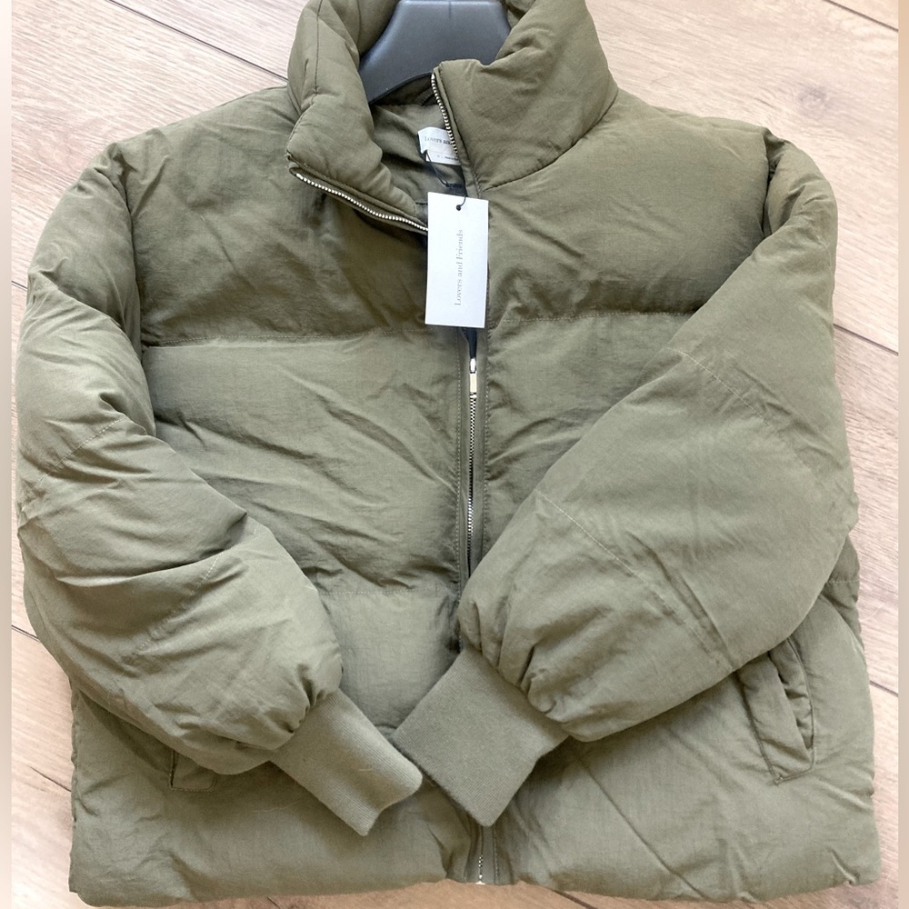 Puffy bomber jacket